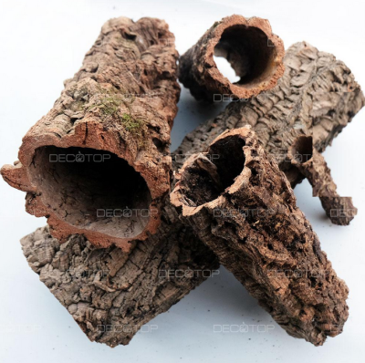 DECOTOP Estela XL – Цилиндр из коры пробкового дуба, длина 50 см, Ø 14-16 см